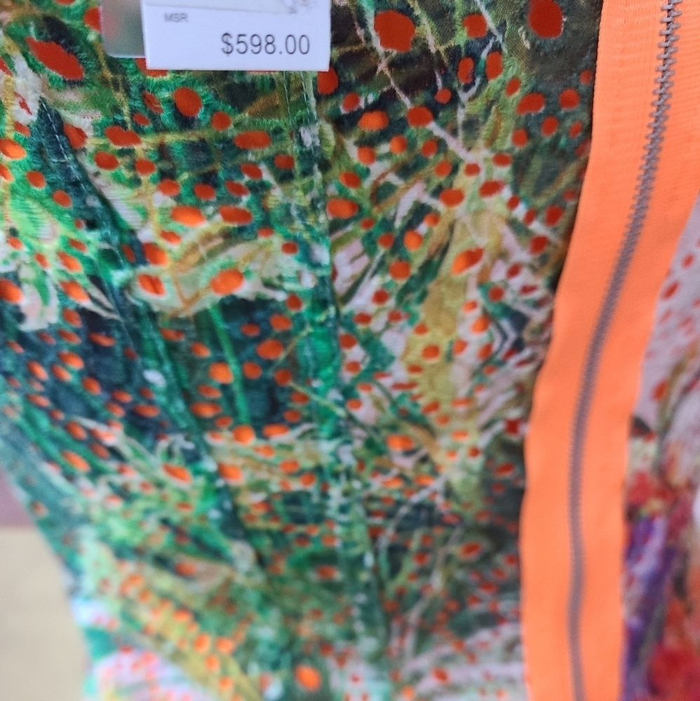 NWT Elie Tahari STUNNING Claudia Tropical Eyelet Leopard Print Sheath Dress - Picture 14 of 16